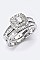 Cubic Zirconia Double Ring LACW1842