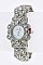 Stylish Crystal Flower Bangle Watch LA-2912TRY