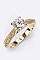 Micro Set Cubic Zirconia Engagement Band LACW1796