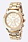 Trendy Crystal Dials Chrono Watch LA-2148