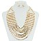 MULTI LAYERED Chain STATEMENT NECKLACE SET MEZN1492