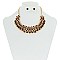 Trendy Rhinestone Collar Necklace Set SLN15581