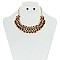 Trendy Rhinestone Collar Necklace Set SLN15581