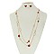Fashionable Long Layered Heart Necklace SLN1746