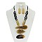 TRENDY GENUINE HORN FASHION NECKLACE SET SLN1768