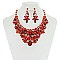 FASHIONABLE FLOWER BED METAL STONE NE/ER SET SLNBQ76