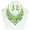 Bib RHINESTONE NECKLACE SET MEZ8183