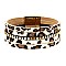Leopard Leather Magnetic Finish Bracelet MH-ZB1428