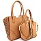 Laer-Cut Accent 2 in 1 Tote Value SET MH-EW1879