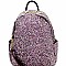 Multi-Pocket Glittery Fashion Backpack MH-F0259