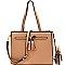 LF3061Tcs-LP Bow Accent 3 in 1 Tote SET