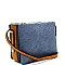 Extendable Strap 3-Compartment Cross Body Shoulder Bag  MH-LHU198