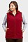 PACK OF 3 PIECES LADIES POLAR FLEECE VEST PLUS SIZE MULPF100XE