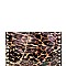 Transparent Clear Layered Leopard Print Studded Clutch MH-PPC6459