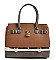 QUALITY Bottom Compartment Padlock BOXY Satchel