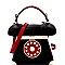 Phone Figure Hard Frame Novelty Satchel