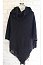 Hooded Fringe Poncho